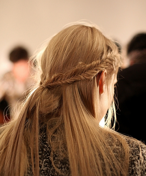 Ri Fall 2010 side fishtail braid which looks insanely fabulous!